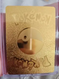 Charizard & Braixen GX Gold Foil Fan Art Vinyl Textured Collector Pokemon Card - Image 2