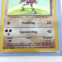 Nockchan (German Hitmonchan) 7/102 - Base Set - Holo Rare Pokemon Card TCG - Image 4