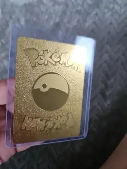 Articuno GX Gold Foil Fan Art Vinyl Textured Collector Pokemon Card - Image 3