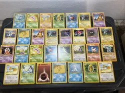 (30) Pokemon Card ALL VTG Lot Cards 1999 BASE SET Doduo Kakuna Squirtle Magnemit - Image 1