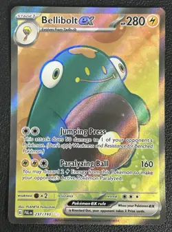 Bellibolt ex 237/193 Paldea Evolved Full Art Ultra Rare Pokemon TCG Card NM - Image 1