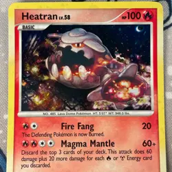 Heatran 3/99 Holo Rare Platinum Arceus Pokemon Card 2009 NM/LP - Image 2