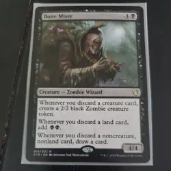 Bone Miser Commander 2019 Regular Card, Near-Mint Condition - Image 1
