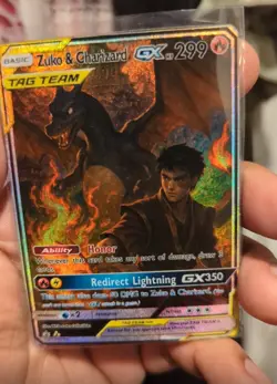 Zuko And Charizard Custom TAG TEAM card! - Image 1