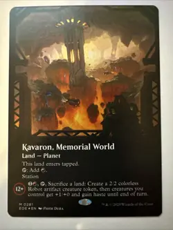 Kavaron, Memorial World (Borderless Foil) - 0281 - Edge of Eternities - MTG NM/M - Image 1