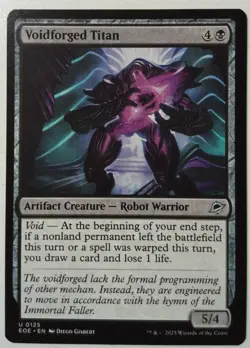 Voidforged Titan *Uncommon* Magic MtG x1 Edge of Eternities - Image 1
