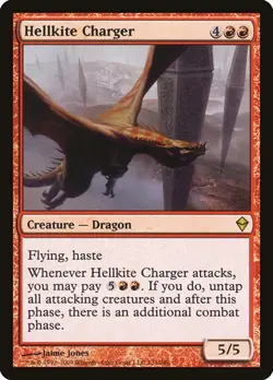 Hellkite Charger Zendikar MP MTG - Image 1
