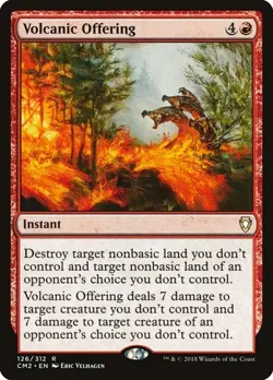 Volcanic Offering Commander Anthology Volume II MP MTG - Image 1
