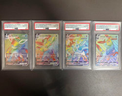 PSA 10 & 9 Leafeon Glaceon Sylveon Umbreon VMAX HR Seq Set Pokemon Card Japanese - Image 1