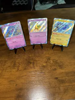 Pokemon Scarlet & Violet Paldean Fates Baby Shiny Thundurus Natu Spiritbomb Nm - Image 1