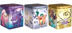 🔥 Set Of 3 - Pokemon TCG: Stacking Tin 2024 - Psychic, Steel, & Dragon Tins New - Image 3