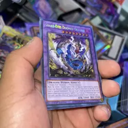Yugioh 1x Snake-Eyes Doomed Dragon SUDA-EN035 Secret Rare 1st MINT! - Image 1