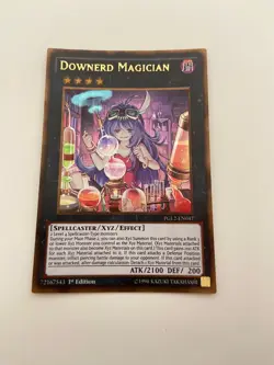 Yugioh Downerd Magician PGL2-EN047 Gold Rare 1st Edition | NM - Image 1