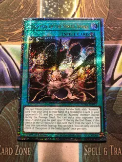 * DECEPTION OF THE SINFUL SPOILS * QUARTER CENTURY SECRET RARE ROTA-EN055 YUGIOH - Image 1