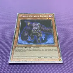 Plaguespreader Zombie Yugioh RA03-EN207 Platinum Secret Rare 1st Ed - NM - Image 2