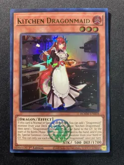 Yugioh! Kitchen Dragonmaid - BLMM-EN058 - Ultra Rare - 1st Edition Near Mint, En - Image 1