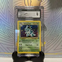 CGC 9 MINT Nidoqueen 1999 Jungle - Unlimited 7/64 Holo Rare Pokemon Card - Image 1