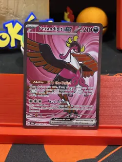 Pokemon SV Shrouded Fable Fezandipiti ex Ultra Rare Full Art card NM 084/064 - Image 1