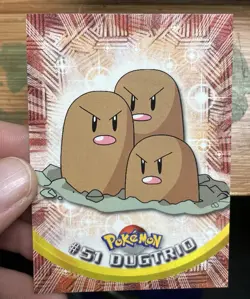 Topps Dugtrio #51 Pokemon Trading Card Game 1999 TV Series - Image 1
