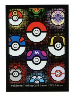 2018 Poke Ball Types Individual Card Sleeve Pokemon Center Japan Original - Image 1