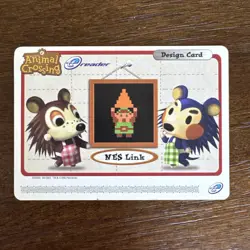 Nintendo Power GameCube ANIMAL CROSSING e-Reader NES LINK Promo PR Design Card - Image 2