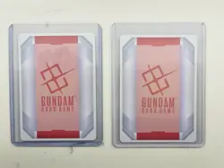 SDCC GUNDAM TCG Resource Heero Yuy RP-001 & Zechs Merquise RP-002 Promo ENGLISH - Image 2