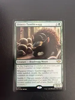 Foil Ornery Tumblewagg Mtg Outlaws of Thunder Junction 171 - Image 1