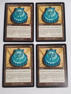 MTG Playset 4x Seashell Cameo (Invasion/Artifact/U) - BGM - Image 1