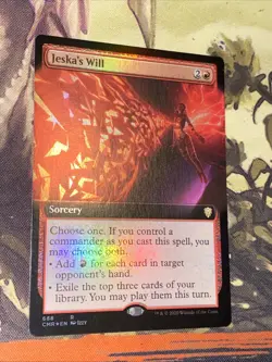 Jeska’s Will X1 Mtg Commander Legends Nm Foil Extended Art - Image 1