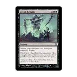 WOTC MtG Time Spiral Dread Return (U) (Foil) VG - Image 1