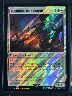 Magic MTG Final Fantasy Collector's Commander Surge Foil Luminous Broodmoth FFX - Image 1