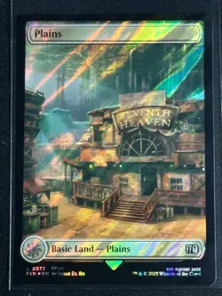 Magic MTG Final Fantasy Collector's Commander Surge Foil Plains SP FFX 3 - Image 1