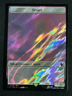 Magic MTG Final Fantasy Collector's Commander Surge Foil Spirit Squid SP FFX 2 - Image 1