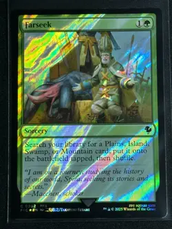 Magic MTG Final Fantasy Collector's Commander Surge Foil Farseek SP FFX - Image 1