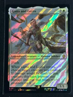 Magic MTG Final Fantasy Collector's Commander Surge Foil Gatta and Luzzu FFX - Image 1