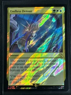 Magic MTG Final Fantasy Collector's Commander Surge Foil Endless Detour SP FFX - Image 1