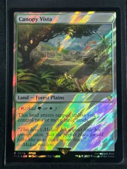 Magic MTG Final Fantasy Collector's Commander Surge Foil Canopy Vista SP FFX - Image 1