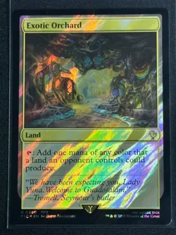Magic MTG Final Fantasy Collector's Commander Surge Foil Exotic Orchard SP FFX - Image 1