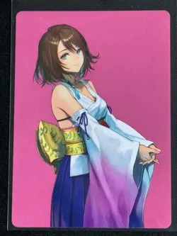 Magic the Gathering MTG Final Fantasy Art Series Yuna Hope Of Spira Full Art #48 - Image 1