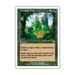 WOTC MtG 7th Ed Creeping Mold (U) (Foil) VG - Image 1