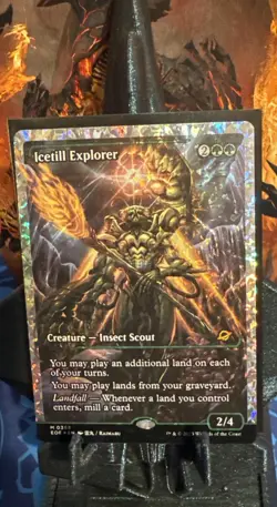 MTG Icetill Explorer (Showcase) (Fracture foil) 388 MINT Edge of Eternities - Image 1