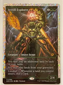 MTG Icetill Explorer (Showcase) (Fracture foil) 388 MINT Edge of Eternities - Image 1