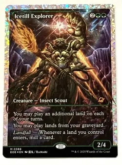 MTG Icetill Explorer (Showcase) (Fracture foil) 388 MINT Edge of Eternities - Image 1