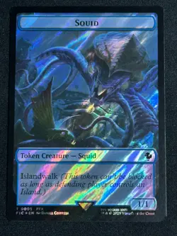 Magic MTG Final Fantasy Collector's Commander Surge Foil Spirit Squid SP FFX - Image 2
