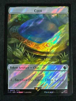 Magic MTG Final Fantasy Collector's Commander Surge Foil Treasure Clue SP FFX - Image 2