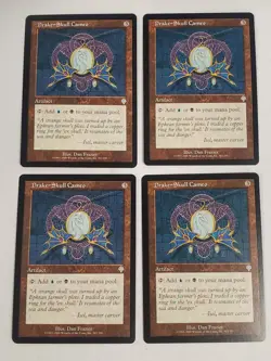 MTG Playset 4x Drake-Skull Cameo (Invasion/Artifact/U) - BGM - Image 1