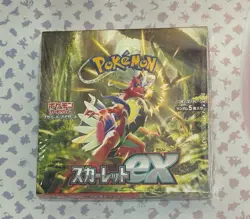Pokemon TCG Scarlet EX SV1S Booster Box (Japanese) - 30 Packs, Sealed - Image 1