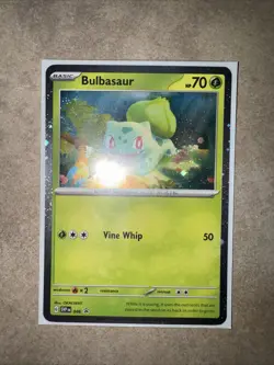 Bulbasaur Cosmos Holo Black Star Promo - SVP046 - Scarlet & Violet Pokemon 2023 - Image 1