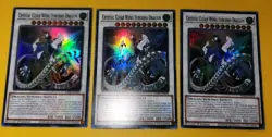 3x Yugioh Crystal Clear Wing Synchro Dragon RA04-EN059 Super Rare 1st Edition NM - Image 1