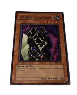 YUGIOH! GEARFRIED THE IRON KNIGHT 1st EDITION - Image 1